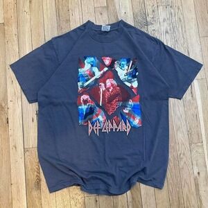 Vintage Def Leppard Band Tee‎ Euphoria 2000s